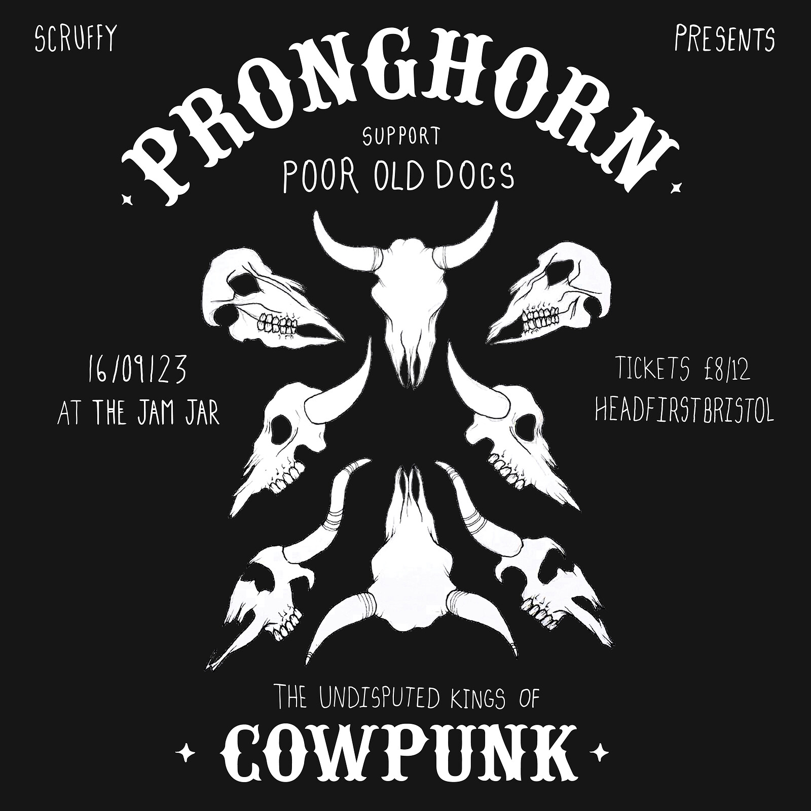 Pronghorn  + Poor Old Dogs + DJ's at The Jam Jar