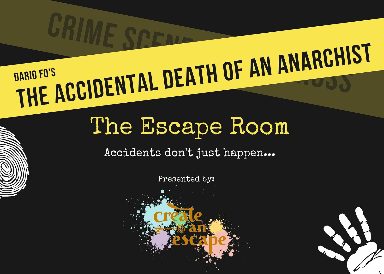 The Accidental Death of an Anarchist: Escape Room at Docklands Community Centre