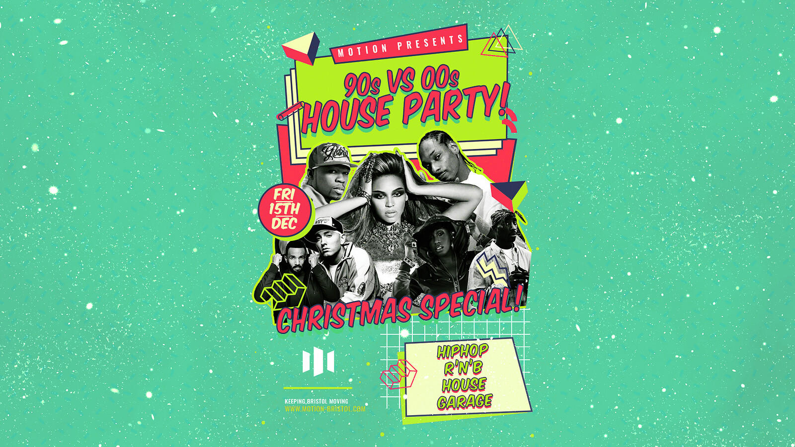 Motion's 90s vs 00s House Party - Xmas Special at Motion