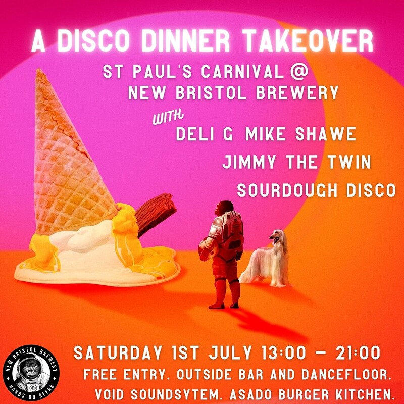 Disco Dinner Carnival Day Party Takeover at New Bristol Brewery