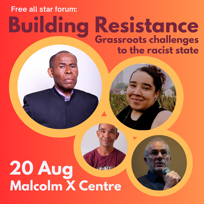 Building Resistance at Malcolm X Centre, 141 City Rd, St Paul's, Bristol BS2 8YH
