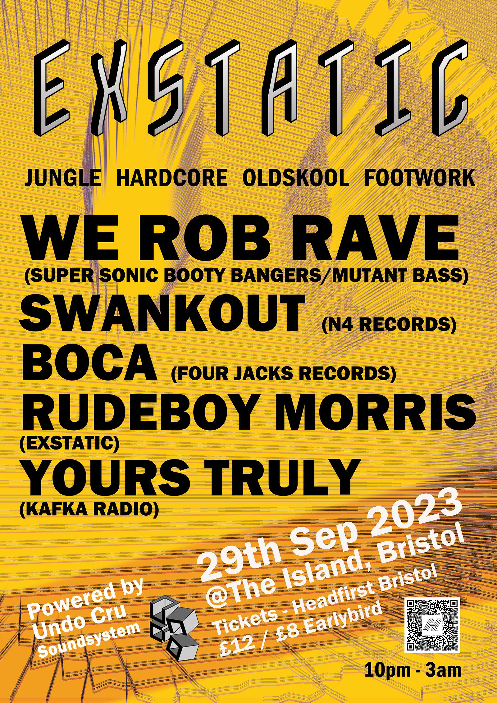 Exstatic - We Rob Rave, Swankout + More at The Island