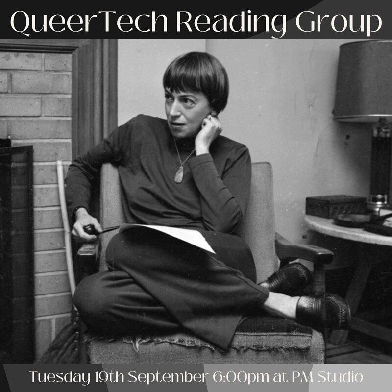 QueerTech Reading Group at Watershed