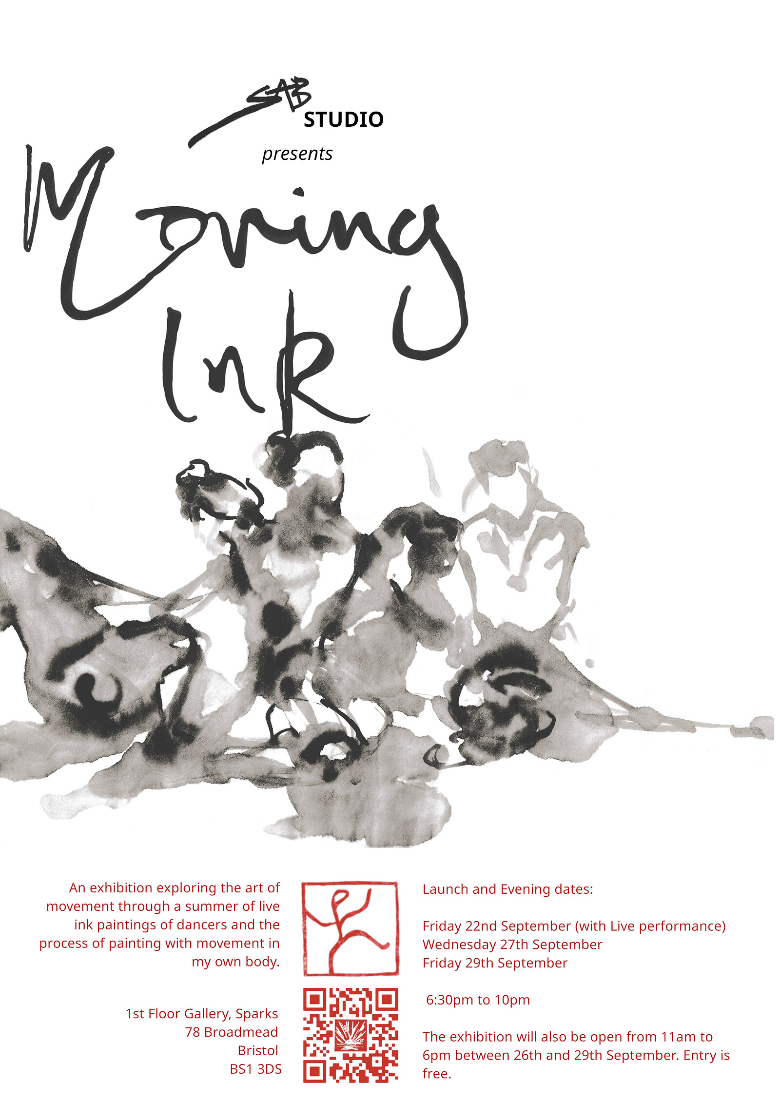 Moving Ink: 'Exploring the art of movement' at Sparks, Bristol