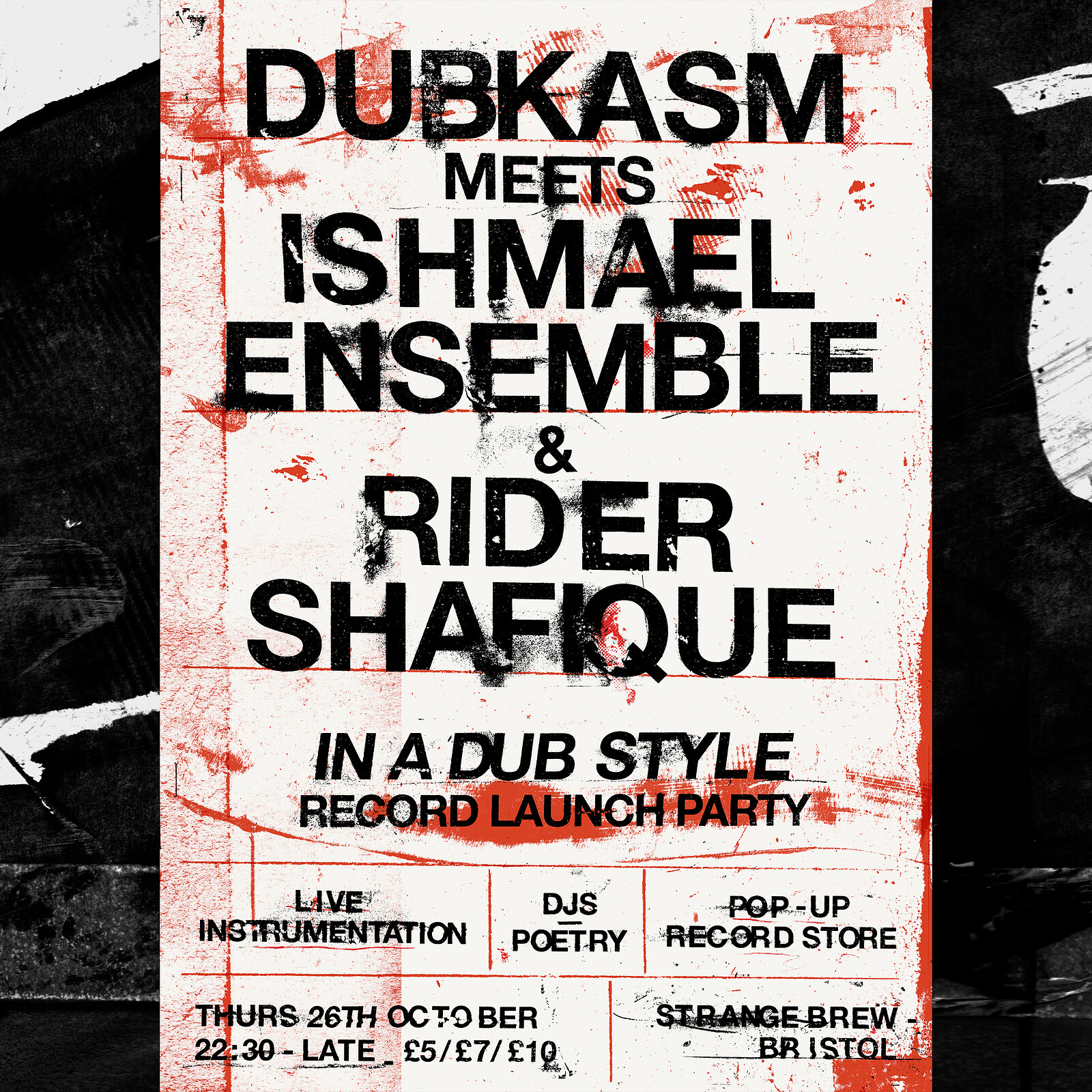 Dubkasm meets Ishmael Ensemble & Rider Shafique at Strange Brew