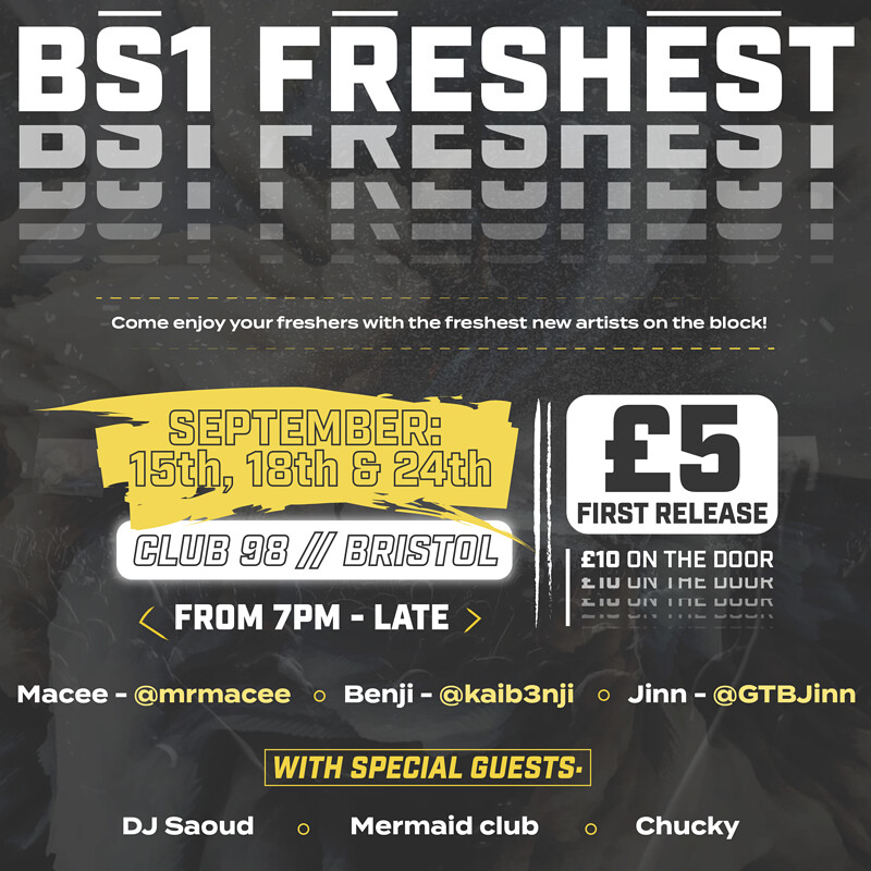 BS1 FRESHEST I at 98 Club and Karaoke, 72 Park St, Bristol BS1 5JX