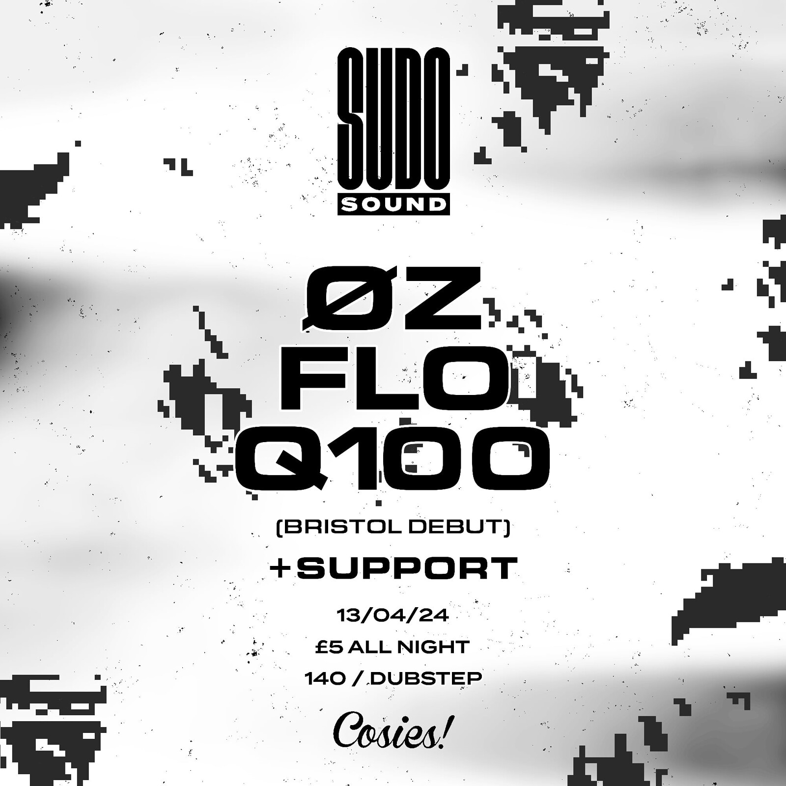 Sudo Sound: ØZ, FLO & q100 at Cosies