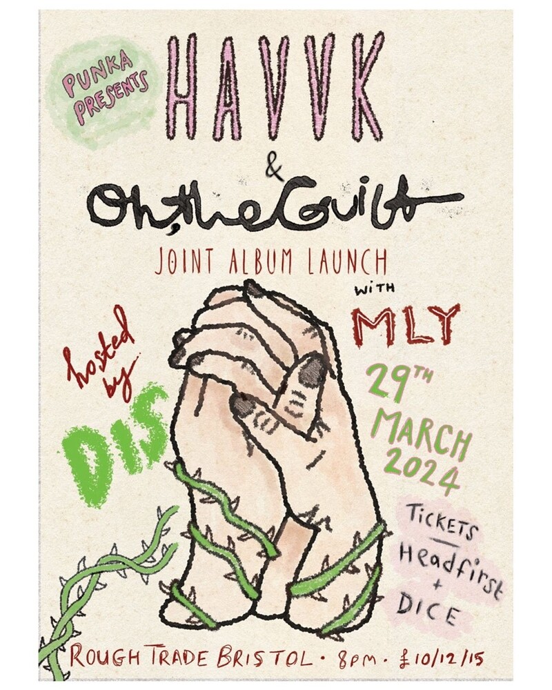 Oh, The Guilt & HAVVK - double album launch gig at Rough Trade Bristol
