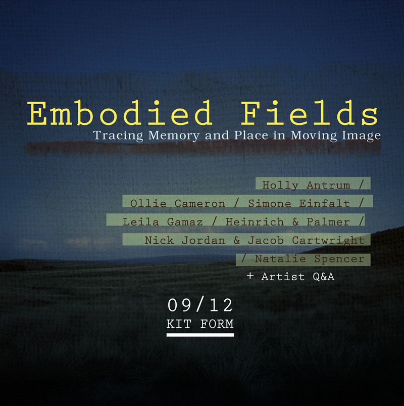 'Embodied Fields'  -  Film Screening at KIT FORM
