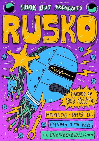 SHAK OUT presents RUSKO at Analog