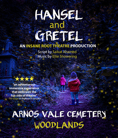 Hansel and Gretel at Arnos Vale Cemetery Woodlands in Bristol