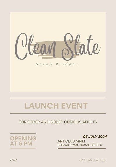 Clean Slate - Launch Event at Art Club