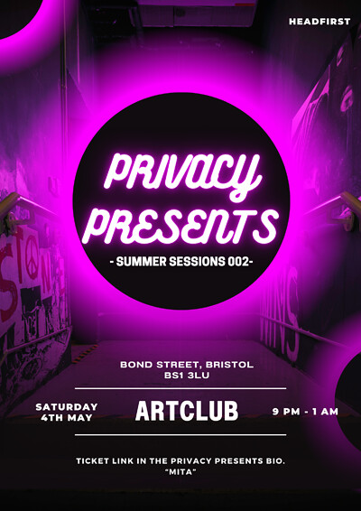 PRIVACY PRESENTS at Art Club
