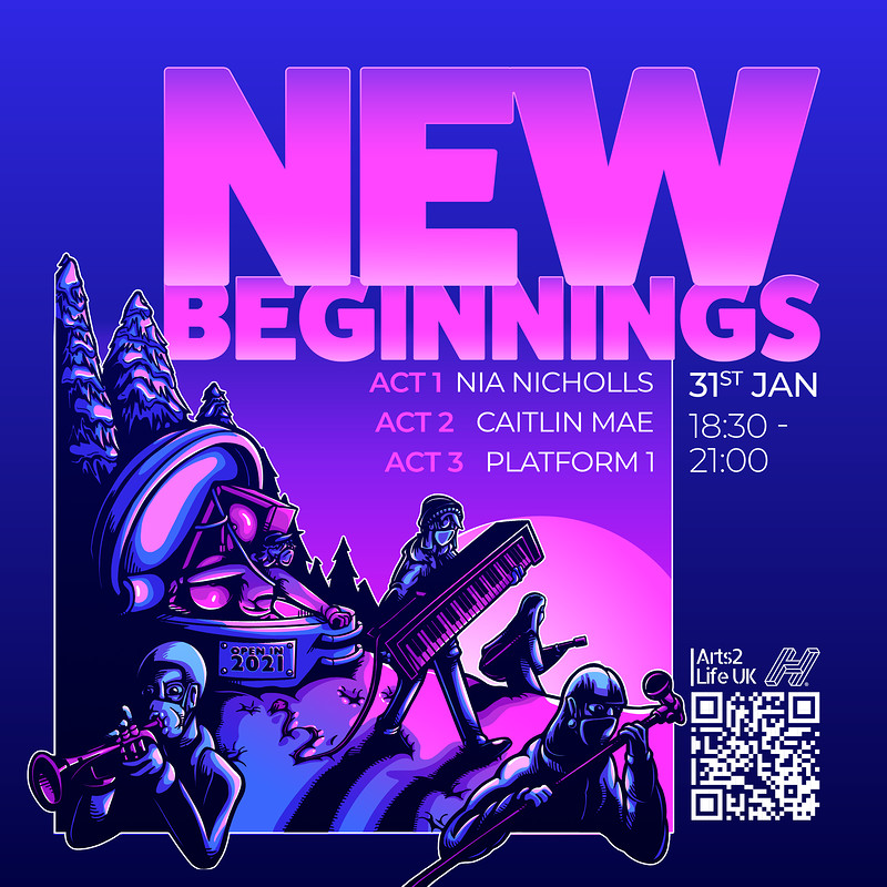 New Beginnings at Arts2Life UK Facebook Page