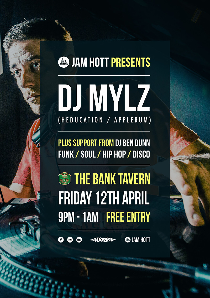 Jam Hott Sessions w/ DJ MYLZ at Bank Tavern