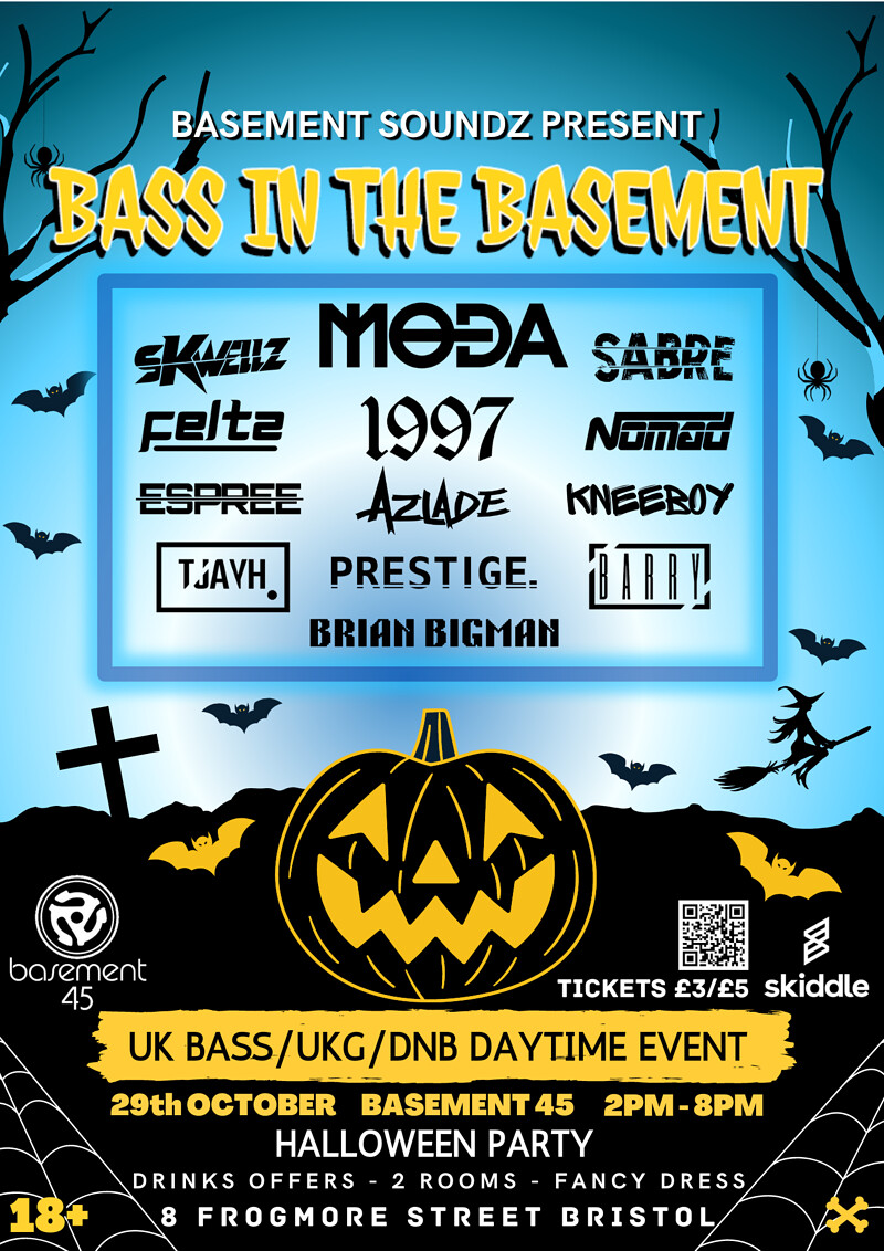 Bass In The Basement - Halloween Party at Basement 45