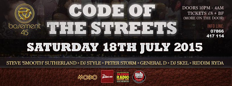 Code Of The Streets at Basement 45