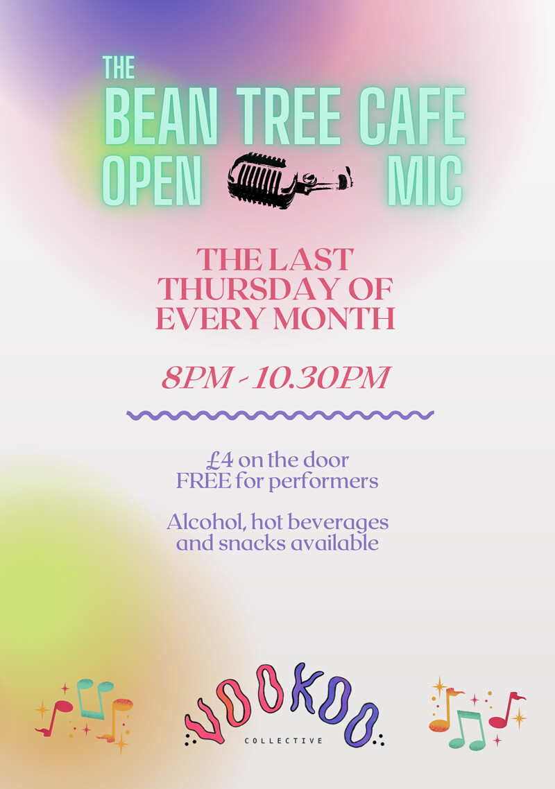 Open Mic Night at Bean Tree Cafe, Page Park