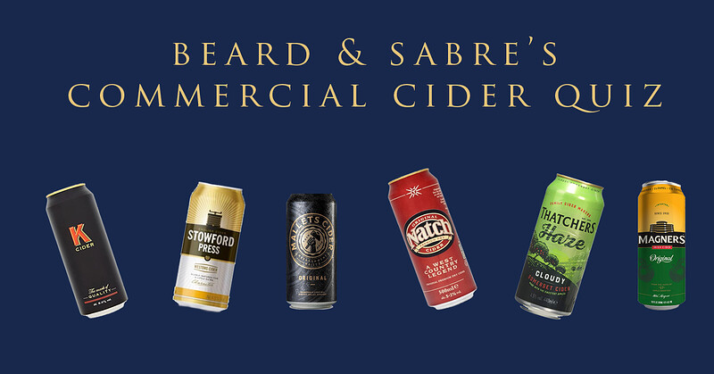 Commercial Cider QUIZ at Beard and Sabre