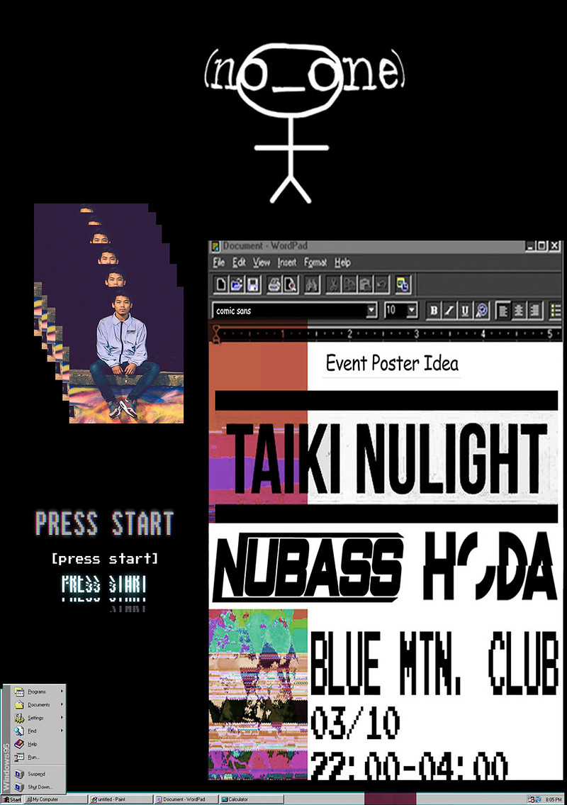 no_one presents: Taiki Nulight + NuBass b2b HODA at Blue Mountain