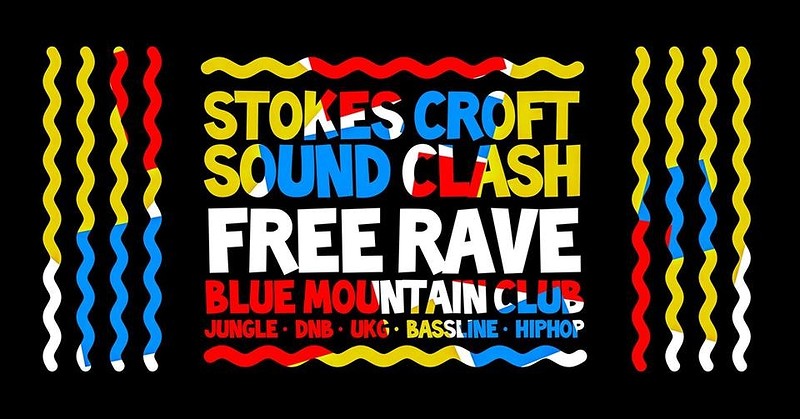 Stokes Croft Sound Clash Free Rave at Blue Mountain