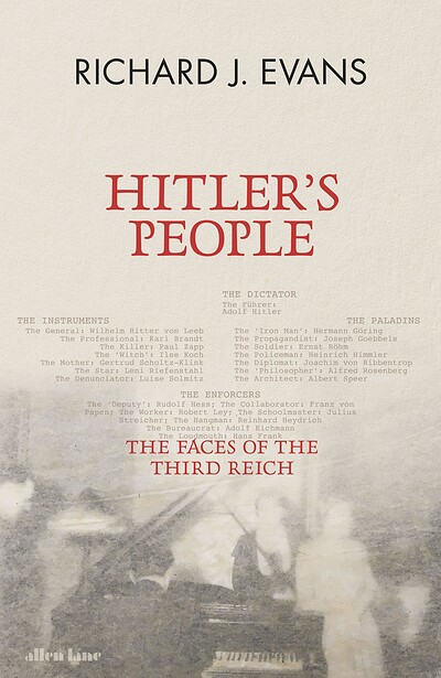 Hitler's People launch with Richard J. Evans at Bookhaus
