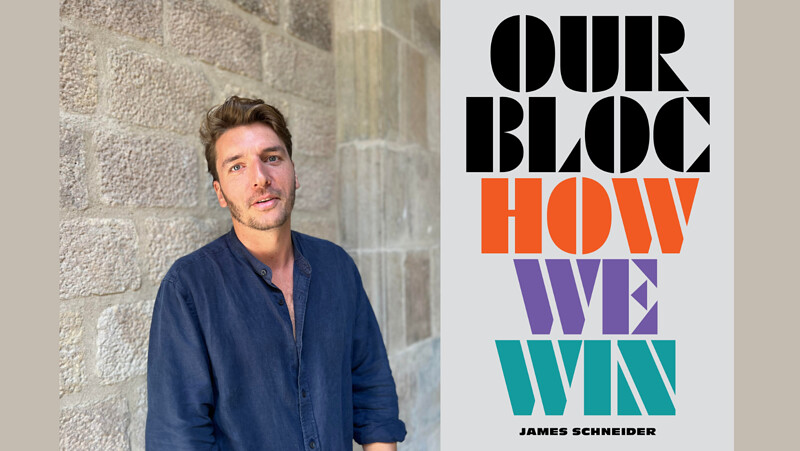 Our Bloc launch with James Schneider at bookhaus