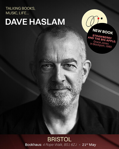 Talking Books, Music and Life with Dave Haslam at Bookhaus