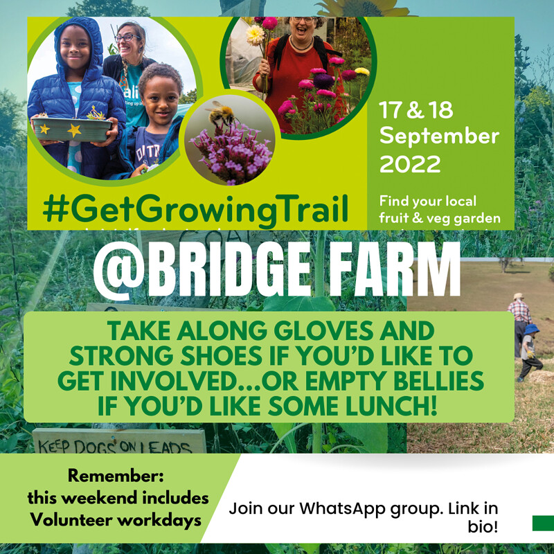 #GetGrowingTrail & Bridge Farm - 17 & 18 Sept 2022 at Bridge Farm
