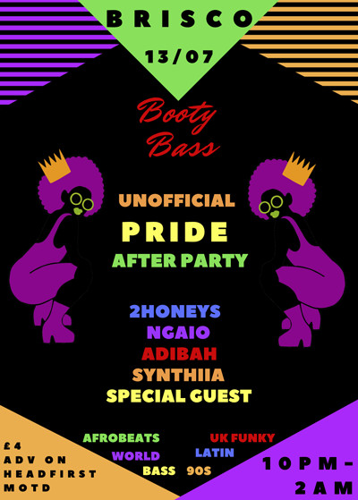  Pride Booty Bass After Party at BRISCO in Bristol