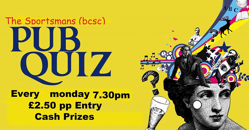 Monday night Quiz at Bristol county sports club