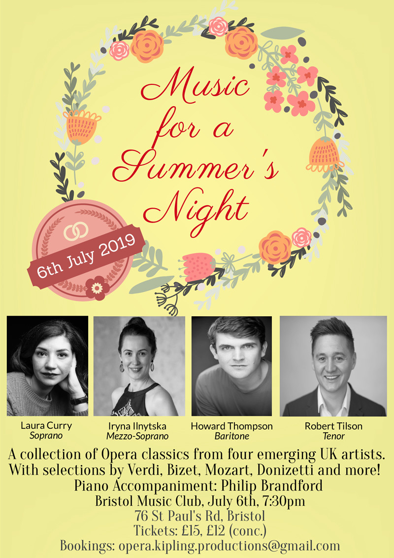 Music for a Summer's Night at Bristol Music Club