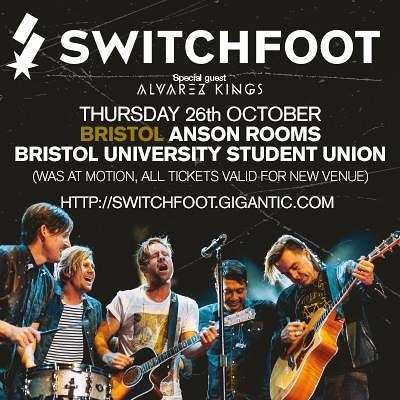 Switchfoot in Bristol at Bristol SU Live