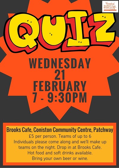 Quiz Night at Brooks Cafe