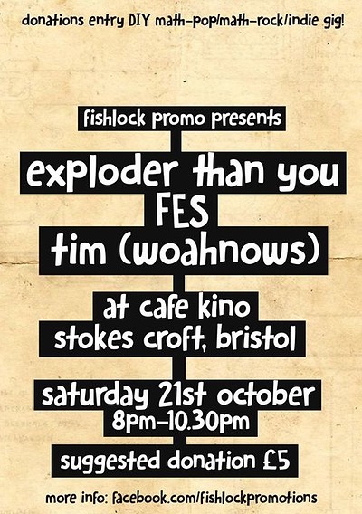 Exploder Than You / FES / Serpent Tax at Cafe Kino