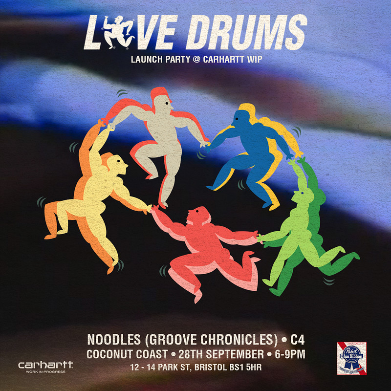 Love Drums Launch Party at Carhartt WIP Store Bristol