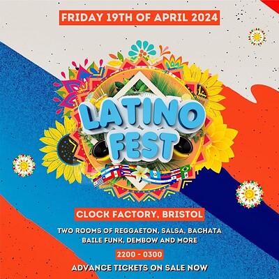Latino Fest  April 2024 at Clock Factory