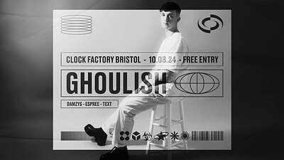 UKG/140 Pop-Up Party • Ghoulish + Guests at Clock Factory