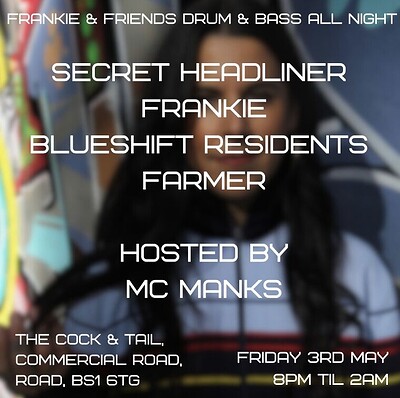 Frankie & Friends Drum & Bass All Night at Cock & Tail