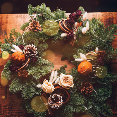 Coexist's Christmas Wreath Making Workshop at Coexist Community Kitchen
