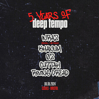 5 Years of Deep Tempo at Cosies