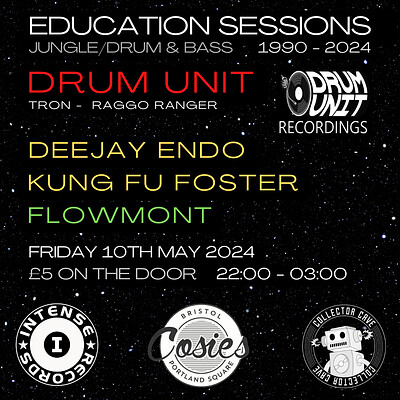 Drum Unit Recordings x Education Sessions at Cosies