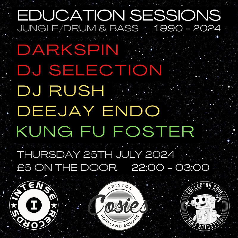 Education Sessions: Darkspin & DJ Selection at Cosies