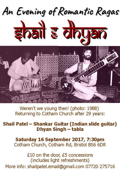 An Evening of Romantic Ragas at Cotham Church - Large Hall,  Cotham Rd, Bristol,  BS6 6DR