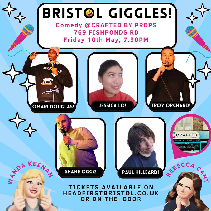 Bristol Giggles at Crafted by Props