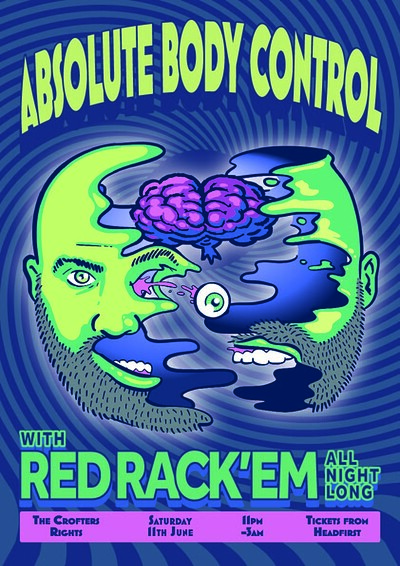 Absolute Body Control Presents: Red Rack'em at Crofters Rights in Bristol