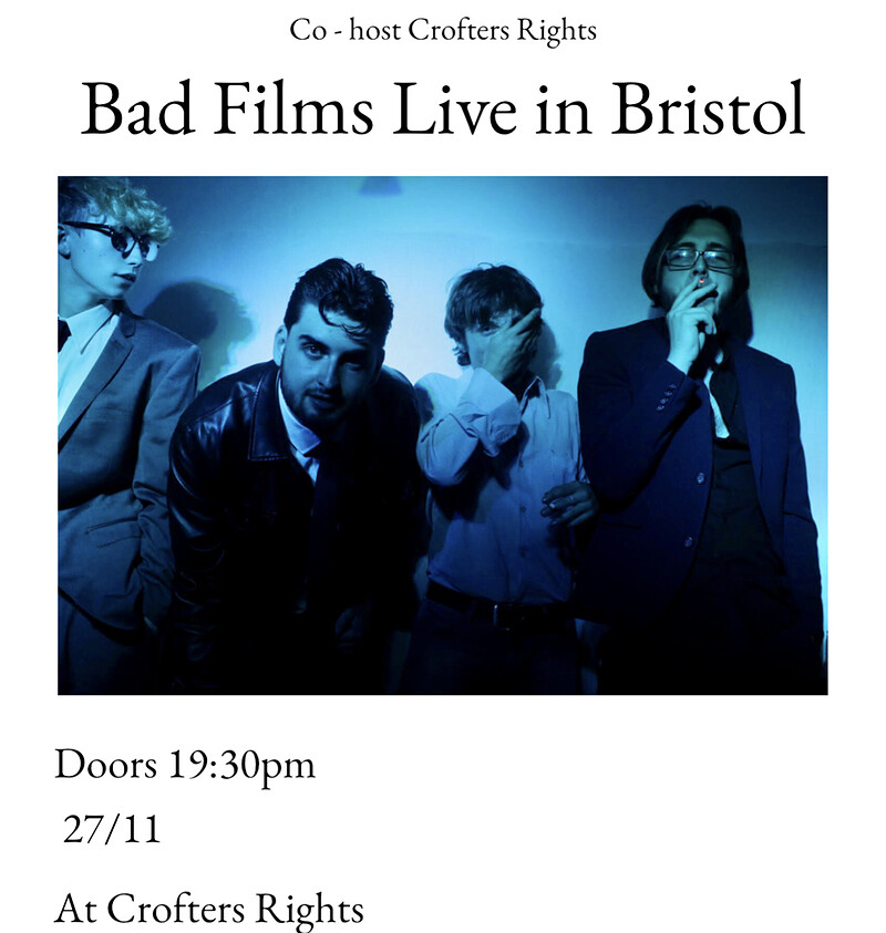 Bad Films in Bristol at Crofters Rights