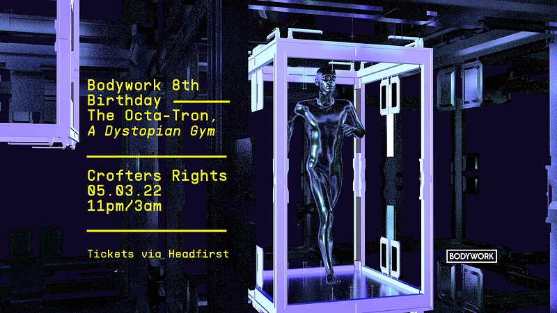 Bodywork 8th Birthday: The Octa-Tron at Crofters Rights