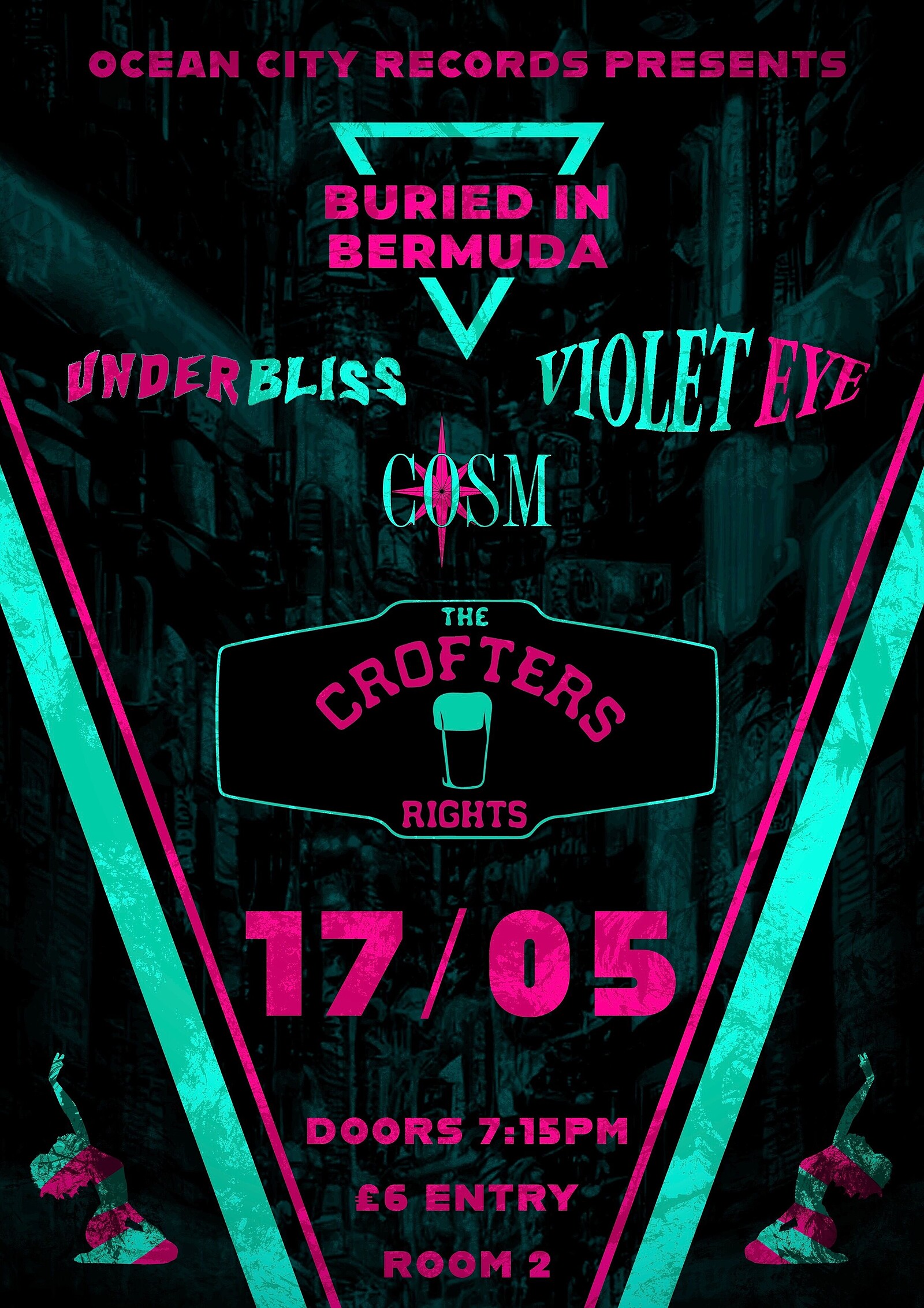 Buried In Bermuda + Support at Crofters Rights
