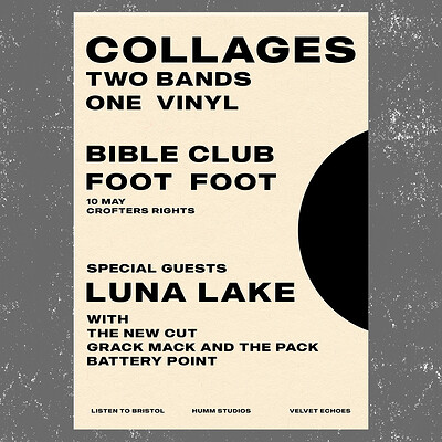 COLLAGES - Launch Show - Bible Club and Foot Foot at Crofters Rights